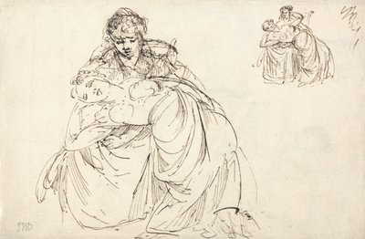 Studies of Two Women by Samuel Shelley